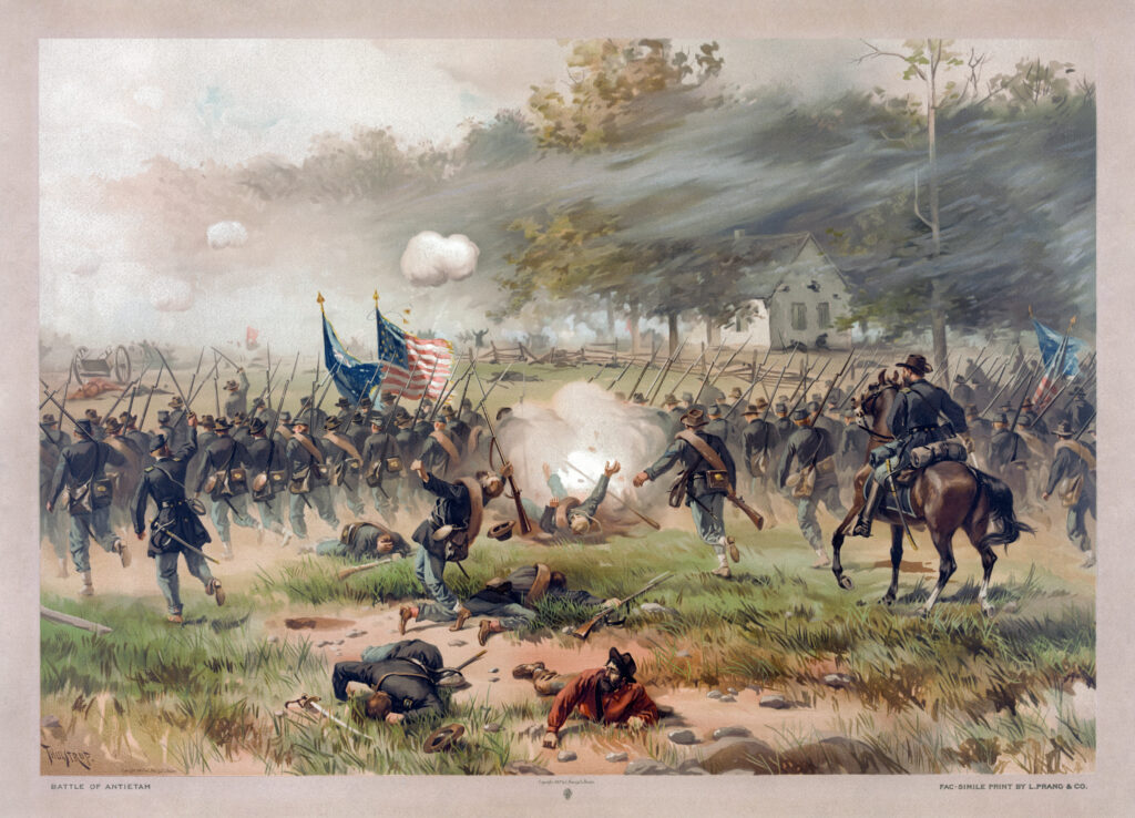 Battle of Antietam - Specifically, the charge of Iron Brigade near the Dunker Church, on the morning of September 17, 1862